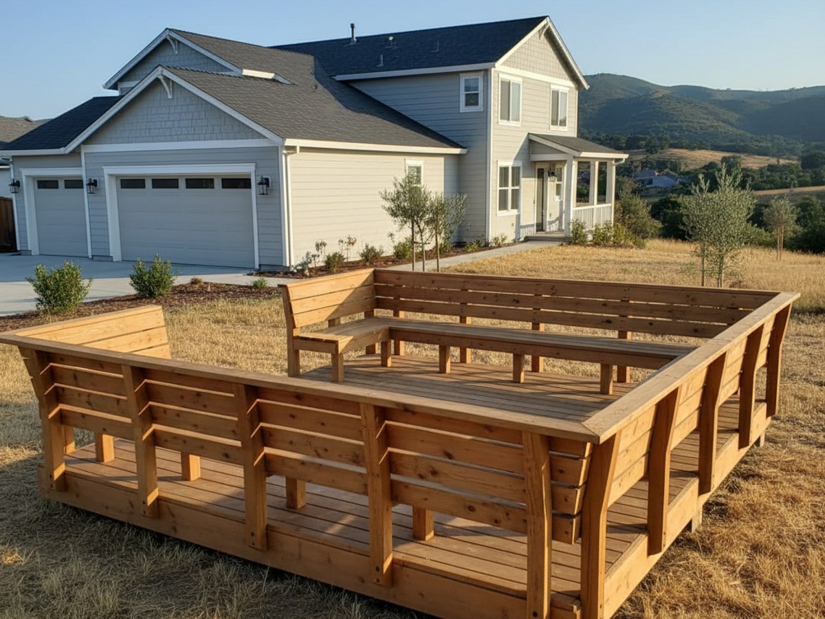 Apex Deck crew working on a home